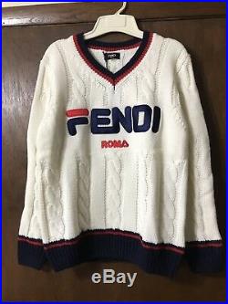 Authentic Fendi Braided Knit Sweater