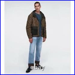 Authentic New Fendi Hoodie Jacket FF LOGO Unisex Size M Reversiable Men's Women