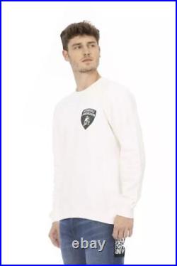 Automobili Lamborghini White Cotton Sweater for Men