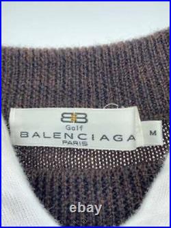 BALENCIAGA/Knit sweater (thin)/M/Wool/BRW