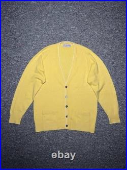 BALLANTYNE Men's Cashmere Cardigan/Sweater 100% Pure Cashmere Size Medium