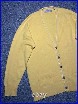 BALLANTYNE Men's Cashmere Cardigan/Sweater 100% Pure Cashmere Size Medium