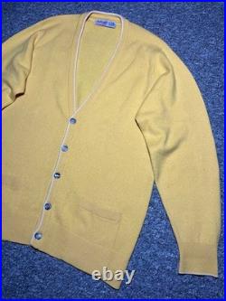 BALLANTYNE Men's Cashmere Cardigan/Sweater 100% Pure Cashmere Size Medium