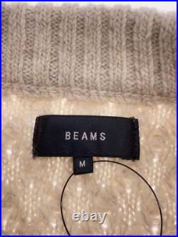 BEAMS Sweater cream M