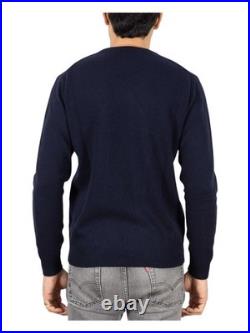BMM Men's Blue Long-sleeve sweater