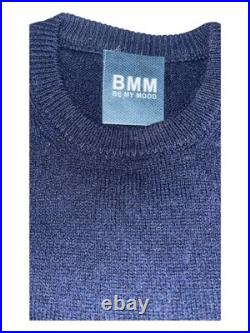 BMM Men's Blue Long-sleeve sweater