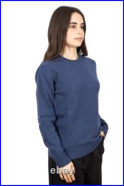 BMM Women's Medium blue Long-sleeve sweater BMM Women's Medium blue Long-sleeve sweater