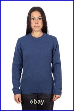BMM Women's Medium blue Long-sleeve sweater BMM Women's Medium blue Long-sleeve sweater