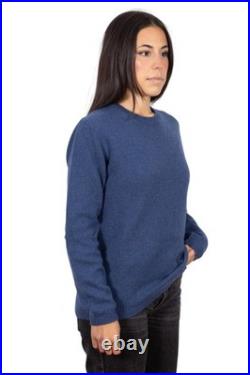 BMM Women's Medium blue Long-sleeve sweater BMM Women's Medium blue Long-sleeve sweater