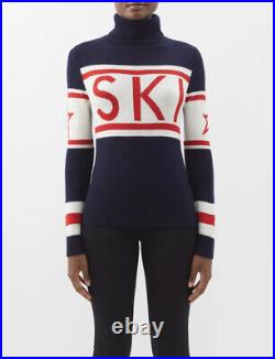 BNWT Perfect Moment Womens SCHILD Ski Sweater in navy Size M RRP £280