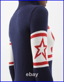 BNWT Perfect Moment Womens SCHILD Ski Sweater in navy Size M RRP £280