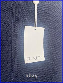 BNWT Raey Oversized Navy Knit Cashmere Sweater Jumper S/M Small Medium RRP £325
