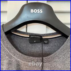 BOSS Slim-Fit Merino Wool Sweater Size M
