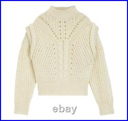 BOSS Sweater Knitted With Alpaca And Virgin Wool C Fasta 50548951 Ivory Color