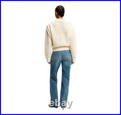 BOSS Sweater Knitted With Alpaca And Virgin Wool C Fasta 50548951 Ivory Color