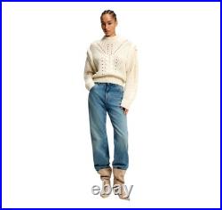 BOSS Sweater Knitted With Alpaca And Virgin Wool C Fasta 50548951 Ivory Color
