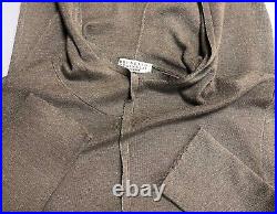 BRUNELLO CUCINELLI Cashmere Silk Sweater Pullover Monili Trim Knit Hooded Size M