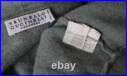 BRUNELLO CUCINELLI Womens Cashmere Button-Snap Cardigan Sweater Jacket M