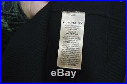 BURBERRY Black Merino Wool Logo Sweater Size M SS19 RRP $790