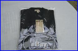BURBERRY Black Merino Wool Logo Sweater Size M SS19 RRP $790