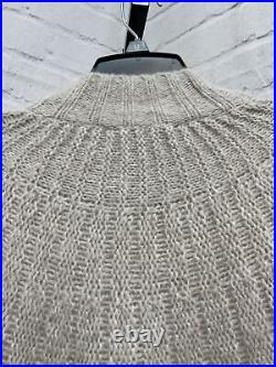Ba&sh Knit Mock Neck Sweater, Women's Size M, Ivory NEW