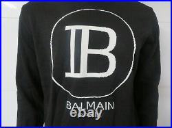 Balmain Mens Jumper Sweater Long Sleeve New tags Designer MEDIUM ZZX1 AUTHENTIC