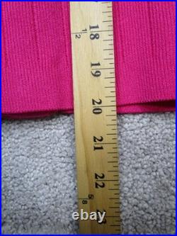 Balmain Paris Sweater Womens Medium Pink Knit Cardigan