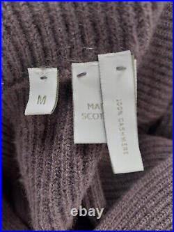 Bamford England 100% Cashmere Roll Neck Pullover Women's Sweater Size M