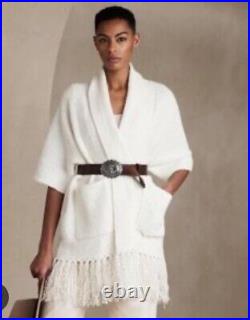 Banana Republic Fringe Chunky Sweater Size M NWT