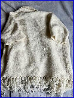 Banana Republic Fringe Chunky Sweater Size M NWT