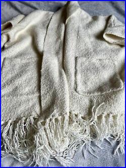 Banana Republic Fringe Chunky Sweater Size M NWT