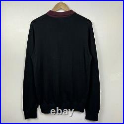 Barbour Knit Polo Jumper Sweater, Cashmere Cotton, BNWT, Size Mens Medium