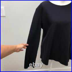 Barena Wool Sweater Jumper Womens Medium Blue Pullover Minimalist Business Barena Wool Sweater Jumper Womens Medium Blue Pullover Minimalist Business