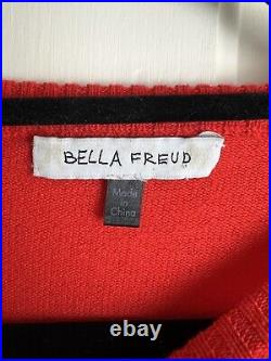 Bella Freud Red Wool Jumper Sweater Size Medium Hallelujah Baby Christmas