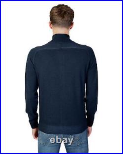 Boss Hugo Mens Dark Blue Knitted Sweater Cardigans -Size S