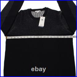 Brax NWT Rick Crew Neck Pullover Sweater Size Medium in Navy Blue Wool Blend