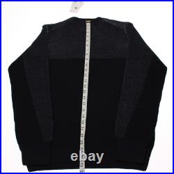 Brax NWT Rick Crew Neck Pullover Sweater Size Medium in Navy Blue Wool Blend