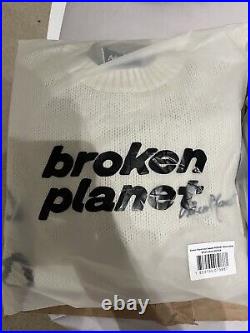 Broken Planet Knit Sweater BPM Bone White Brand New In Packaging Fast Shipping