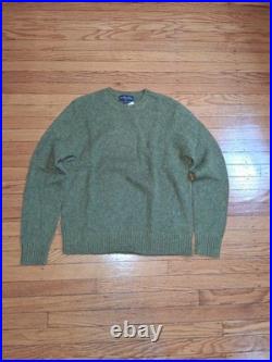 Brooks Brothers Sweater Men Size M Preppy Sweater Classic Nice Green