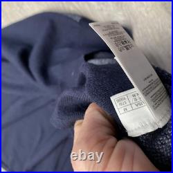 Brooks Brothers Sweater Mens Medium Blue Gray Colorblock Crewneck Knit Pullover