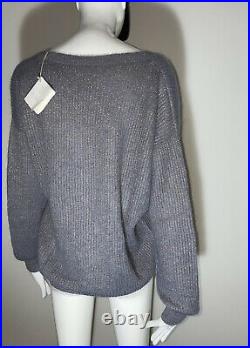 Brunello Cucinelli Beige Monili Chain Jumper Sweater Size M RRP £1250 New WithTag