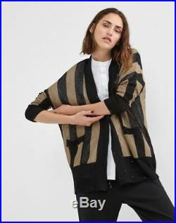 Brunello Cucinelli Cardigan Sweater striped monili patch Sequin Size M