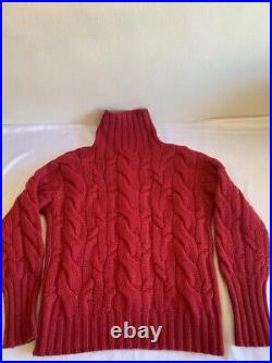 Brunello Cucinelli Cashmere Super Chunky Sweater Pullover Top Knit M High-neck