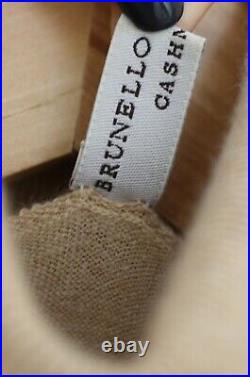 Brunello Cucinelli Cashmere Turtleneck Sweater Funnel Neck Jumper Size M