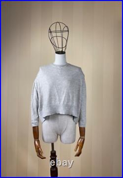Brunello Cucinelli Cashmere and Silk Monili Cropped Sweater