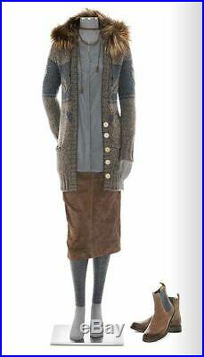 Brunello Cucinelli Cashmere fox fur cardigan sweater top size M