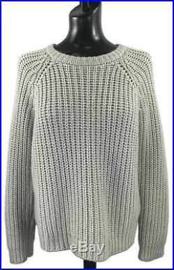 Brunello Cucinelli Gray 100% Cashmere Sweater M