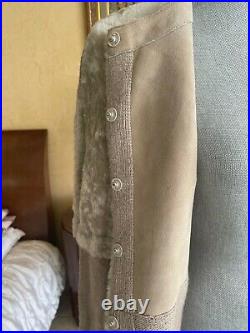 Brunello Cucinelli Sheepskin Cashmere Jacket Sweater Coat sz M New $ 4495