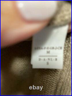 Brunello Cucinelli Sheepskin Cashmere Jacket Sweater Coat sz M New $ 4495