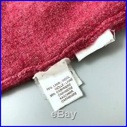 Brunello Cucinelli Women Pink Wool Cashmere Knit Jumper Sweater Top Size S US2 4